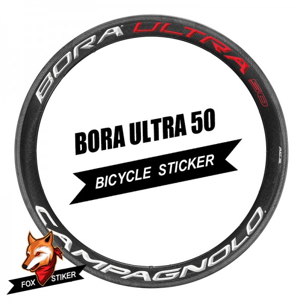 Road Bicycle Wheels Rim Decal Stickers for Campagnolo BORA ULTRA 50
